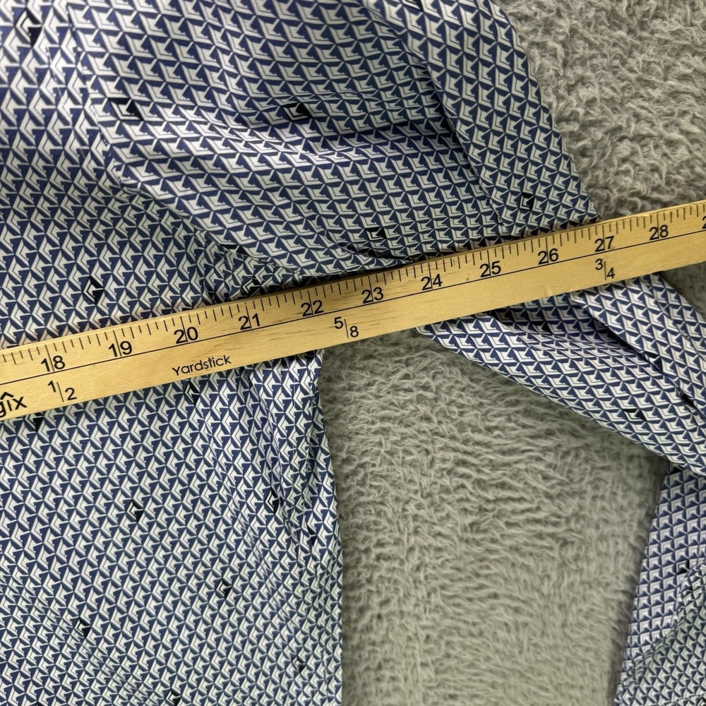 Greyson Dress Shirt Mens Large Blue Woodward Diamonds All Day Button Down NWT - Picture 14 of 15